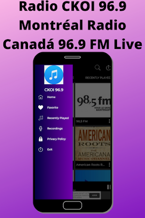 Radio CKOI 96.9 Montréal Radio Canadá 96.9 FM Live Screenshot 2