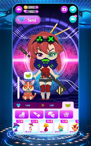 Cyberpunk Doll Dress Up Game Screenshot 3