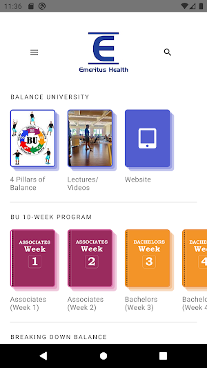 Balance University Screenshot 0