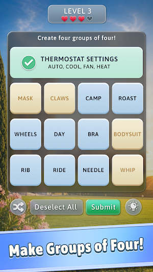 Word Connections: Match Four Screenshot 1