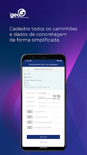 GEO Concretagem Screenshot 2