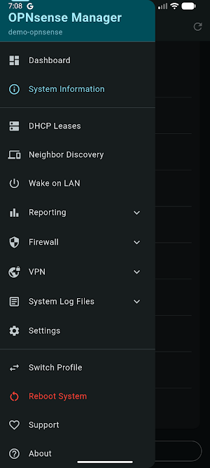 OPNsense Manager Screenshot 2