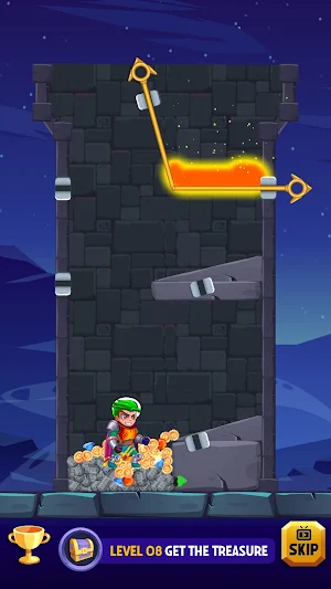 Castle Rescue Pin Pull Puzzle Screenshot 3