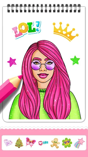 Black Girls Coloring Book Screenshot 2