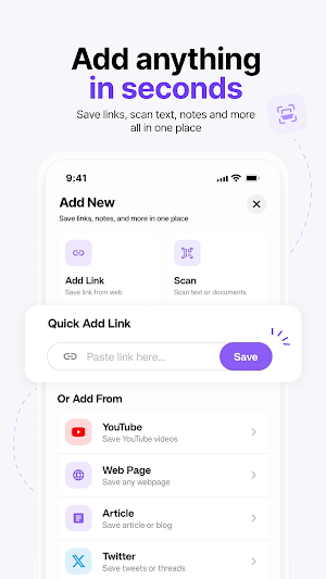 Link Saver: Bookmark Manager Screenshot 1