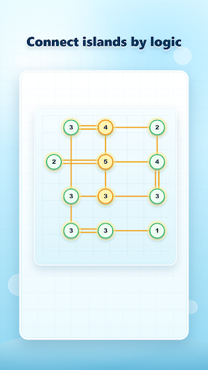 Hashi Bridges Puzzle Screenshot 0