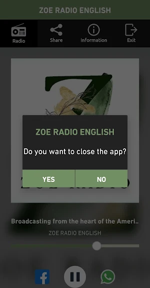 ZOE RADIO ENGLISH Screenshot 2