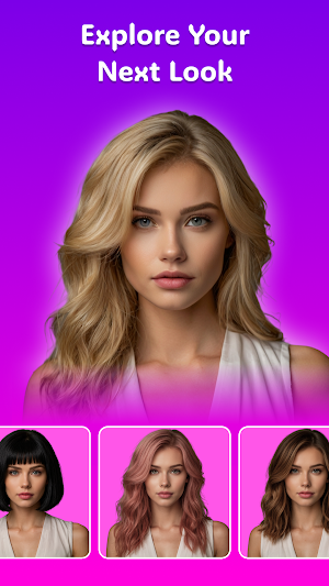 Women Hairstyle Changer Screenshot 0