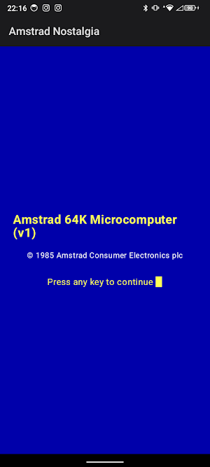 CPC Nostalgia retro 8bits Screenshot 0