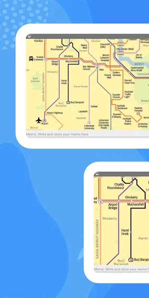 BEIRUT BUS AND VAN MAP OFFLINE Screenshot 2
