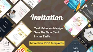 Invitation Card Maker: Design Screenshot 0