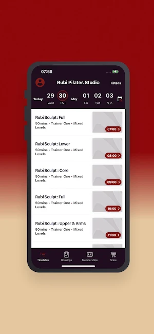 Rubi Pilates Screenshot 2