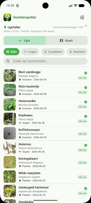 Soortenspotter Screenshot 0