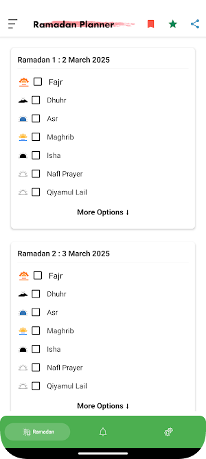 Ramadan Planner Screenshot 0