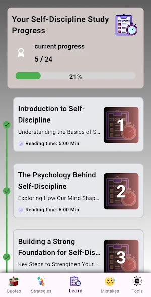 Self-Discipline Master Class Screenshot 0