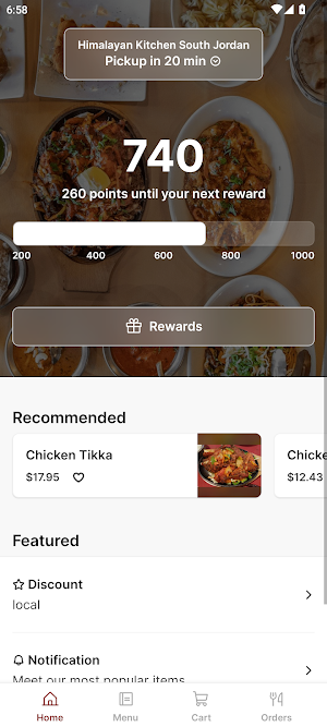 Himalayan Kitchen SJ Screenshot 0