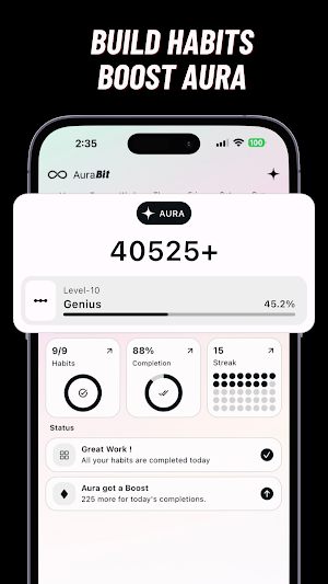 Consistency Tracker: Aurabit Screenshot 0