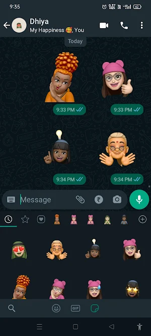 One Memoji - Girls Edition Screenshot 1
