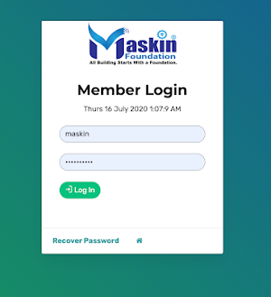 Maskin Foundation Screenshot 0