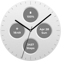 Black and White Watch Face