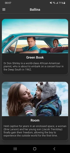 Rekomandime për filma Screenshot 0