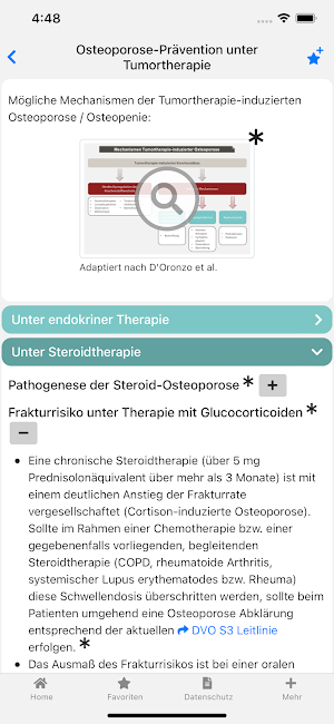 Osteoonkologie onkowissen Screenshot 3
