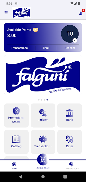 FALGUNI LOYALTY APP Screenshot 1