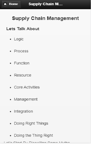 Supply Chain Management Screenshot 1