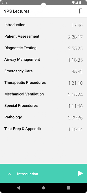 NPS Audio Lectures Screenshot 0