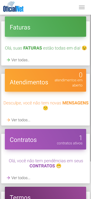 OFICIAL NET Screenshot 1