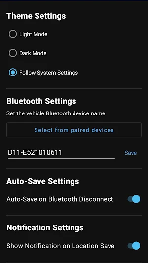 Auto FindMyCar Screenshot 1