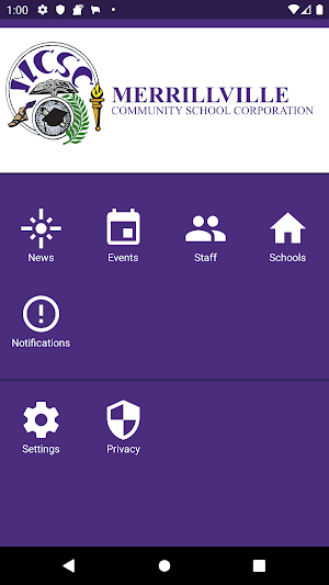 Merrillville Community School Corporation Screenshot 0
