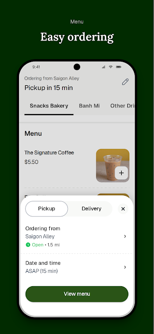 Saigon Alley Cafe Screenshot 2