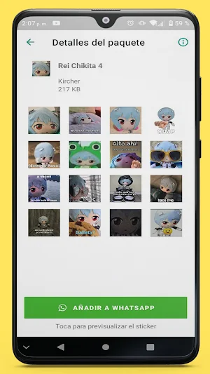 Rei Chiquita Stickers WA Screenshot 3
