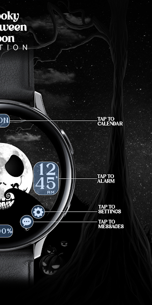 Halloween Moon_Watchface Screenshot 1