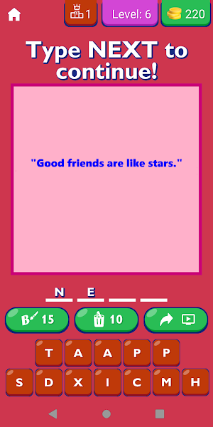 Friendship Quotes App Screenshot 0