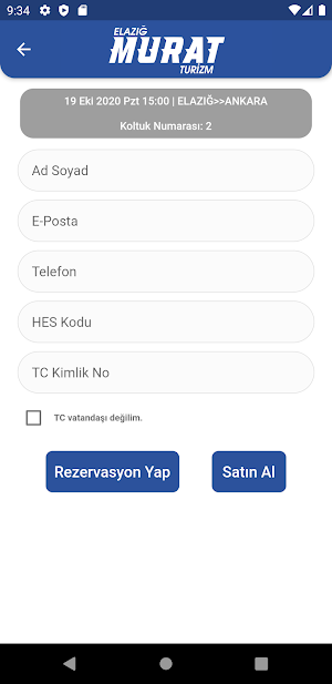 Elazığ Murat Turizm Screenshot 3