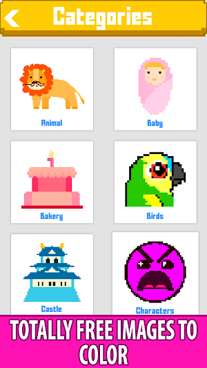 Pixel Art - Color By Number, Sandbox Coloring Book Screenshot 0