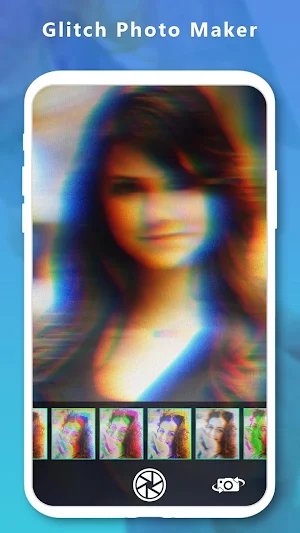 Glitch Photo Effect - Aesthetic Filters Screenshot 0