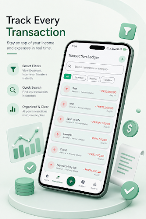 Smart Expense & Budget Tracker Screenshot 1