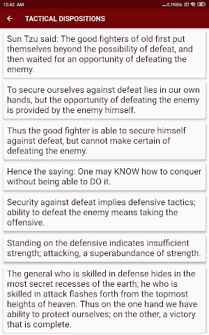 Art of War (Sun Tzu) Screenshot 3