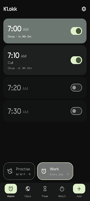 Klokk — Smart Alarms & Clock Screenshot 0