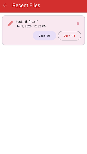 RTF to PDF File Converter Screenshot 2