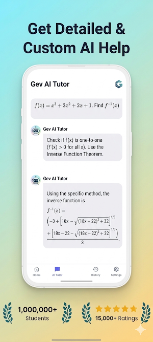 Gev AI – Study & homework Help Screenshot 1