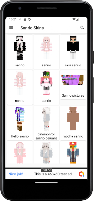 Sanrio Skins for Minecraft Screenshot 2