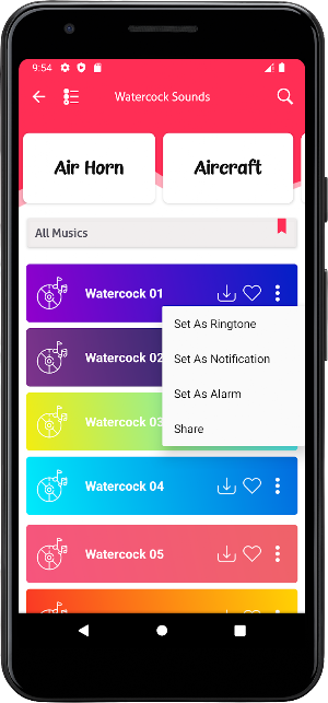 Watercock Sounds Screenshot 3