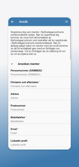 Nyföretagarcentrum Kronoberg Screenshot 2