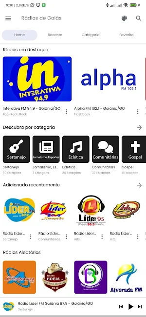 Rádios de Goiás - AM/FM Screenshot 2