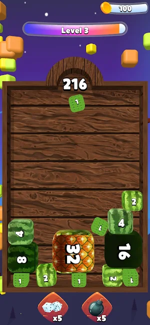 fruit merge: watermelon suika Screenshot 3