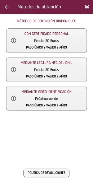 Certificado Digital Empresa Screenshot 2